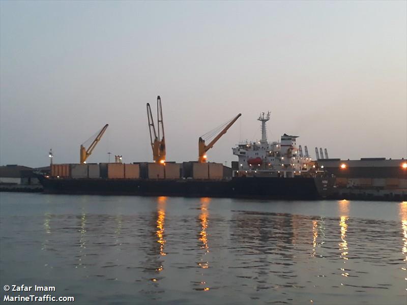 parnia (General Cargo Ship) - IMO 9167265, MMSI 422035900, Call Sign EPBV9 under the flag of Iran