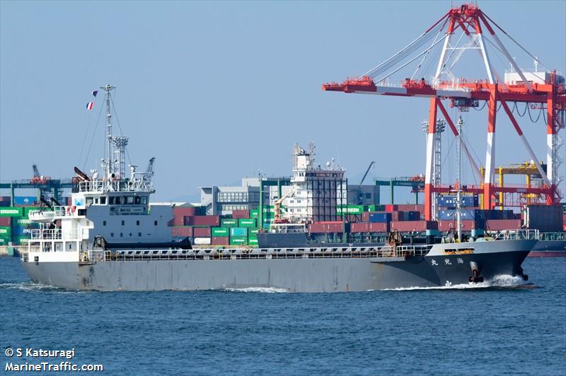 kaikoumaru (General Cargo Ship) - IMO 9472878, MMSI 431000386, Call Sign JD2552 under the flag of Japan