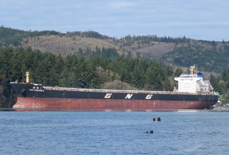 gng concord3 (Bulk Carrier) - IMO 9715323, MMSI 477712200, Call Sign VRNG4 under the flag of Hong Kong