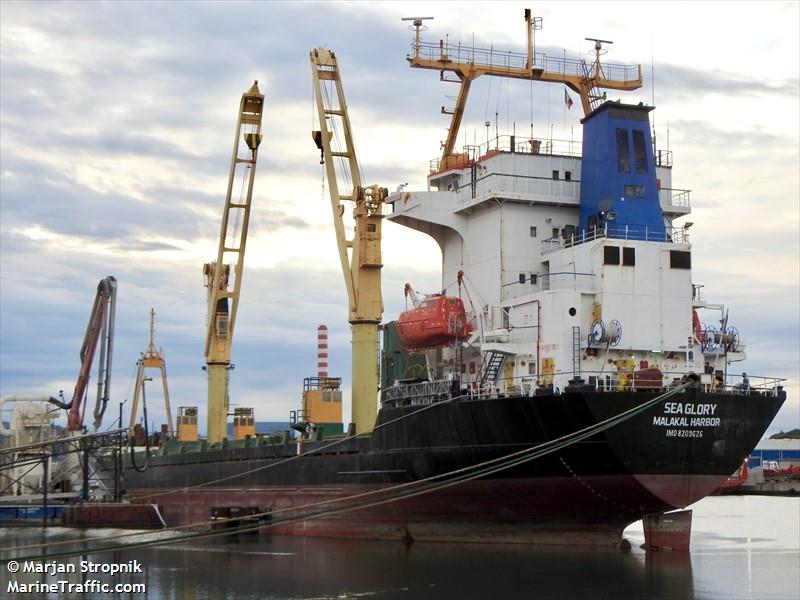 sea glory (General Cargo Ship) - IMO 8209626, MMSI 511986000, Call Sign T8A3166 under the flag of Palau