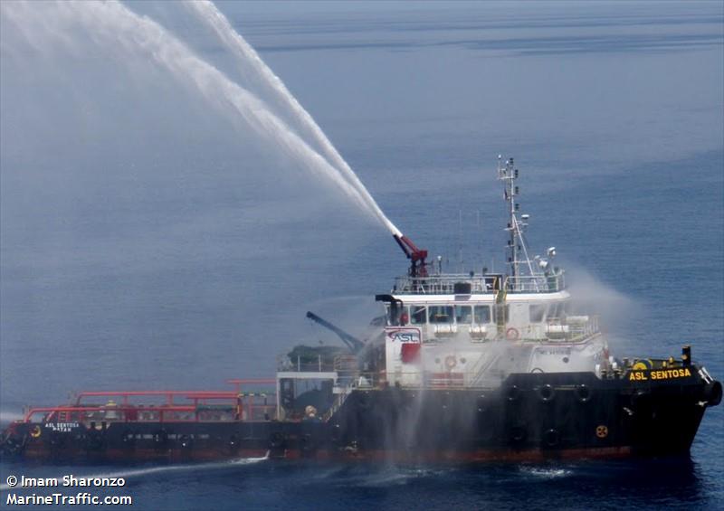 asl sentosa (Offshore Tug/Supply Ship) - IMO 9450882, MMSI 525003052, Call Sign PNQY under the flag of Indonesia