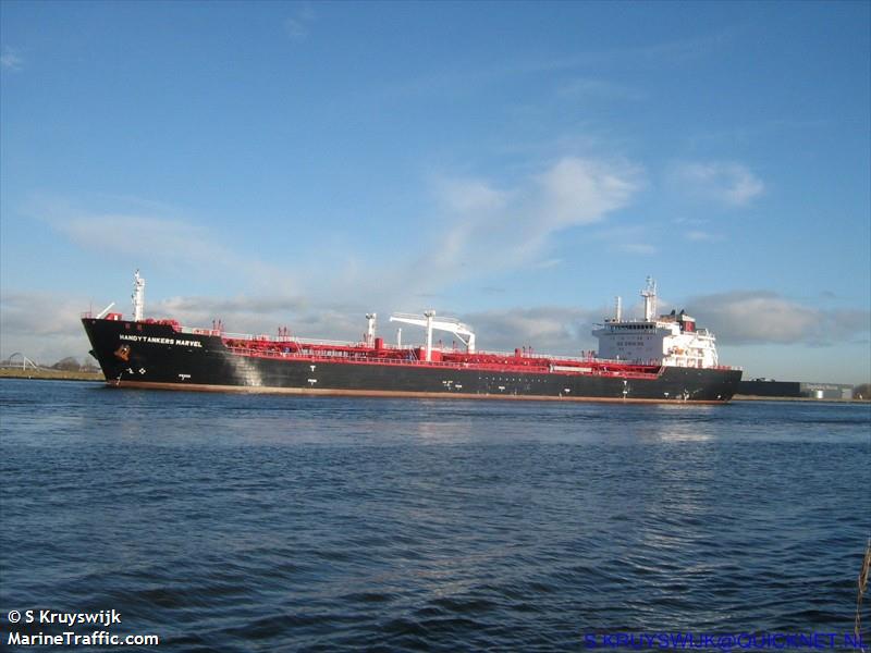 marvel (Chemical/Oil Products Tanker) - IMO 9364930, MMSI 538003191, Call Sign V7OZ3 under the flag of Marshall Islands