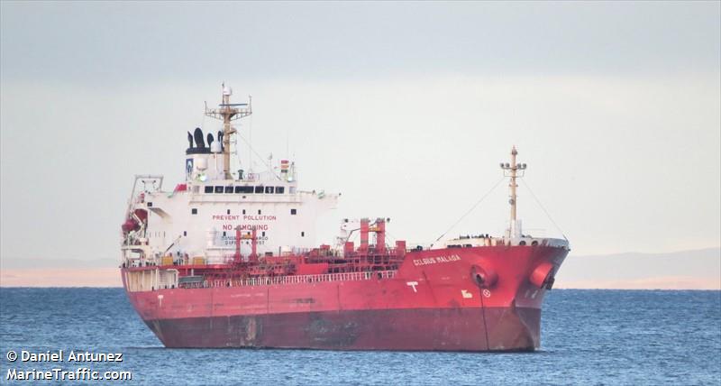 celsius malaga (Chemical/Oil Products Tanker) - IMO 9408803, MMSI 538003434, Call Sign V7QT5 under the flag of Marshall Islands