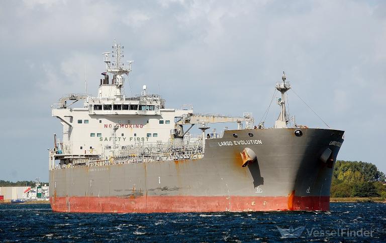 largo evolution (Chemical/Oil Products Tanker) - IMO 9687942, MMSI 538005271, Call Sign V7CJ6 under the flag of Marshall Islands