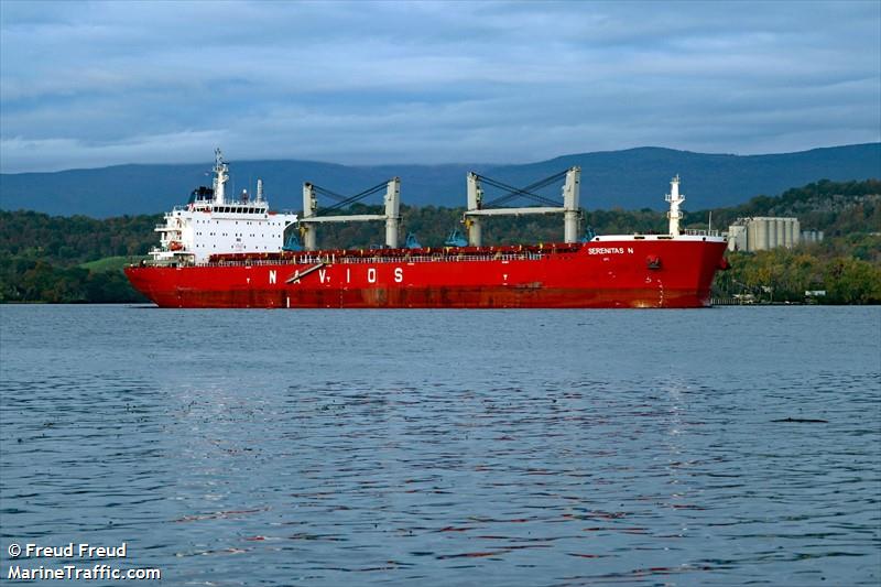 serenitas n (Bulk Carrier) - IMO 9567453, MMSI 538006453, Call Sign V7VS8 under the flag of Marshall Islands