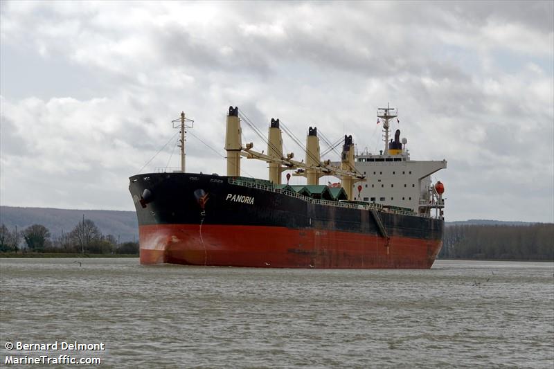 panoria (Bulk Carrier) - IMO 9480930, MMSI 538008112, Call Sign V7KM6 under the flag of Marshall Islands