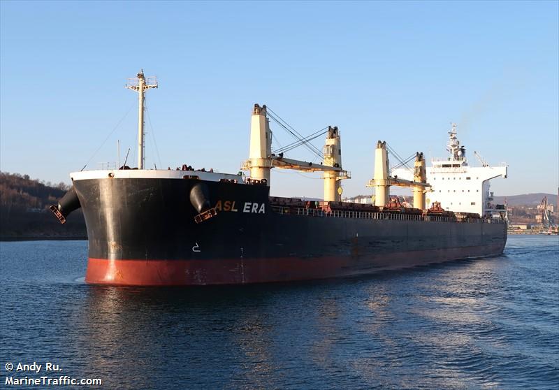 asl era (Bulk Carrier) - IMO 9494187, MMSI 538008187, Call Sign V7A2053 under the flag of Marshall Islands