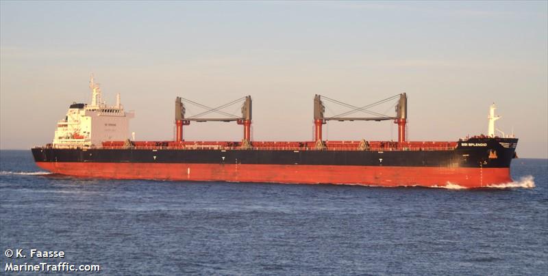 ssi splendid (Bulk Carrier) - IMO 9848077, MMSI 538008308, Call Sign V7A2221 under the flag of Marshall Islands