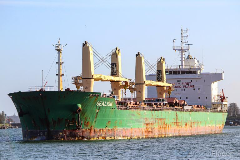 sealion (Bulk Carrier) - IMO 9598282, MMSI 538008689, Call Sign V7A2659 under the flag of Marshall Islands