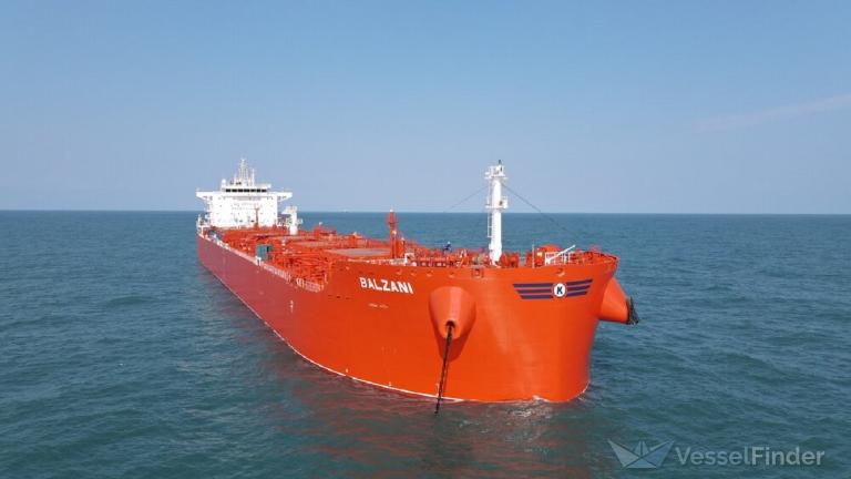 balzani (Bulk/Oil Carrier) - IMO 9885910, MMSI 538009013, Call Sign V7A4198 under the flag of Marshall Islands
