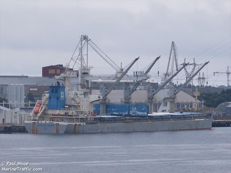 western london (Bulk Carrier) - IMO 9700005, MMSI 548899000, Call Sign DUGN under the flag of Philippines