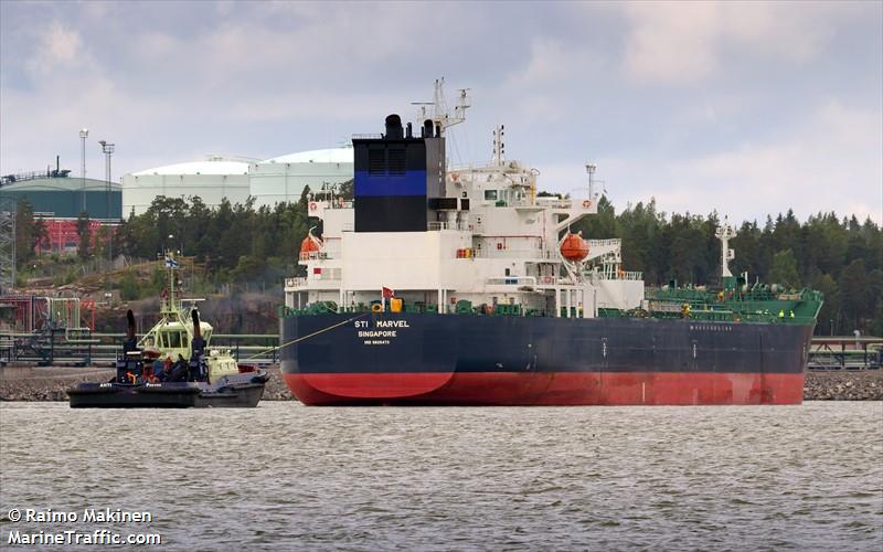 sti marvel (Chemical/Oil Products Tanker) - IMO 9829473, MMSI 563063600, Call Sign 9V9318 under the flag of Singapore