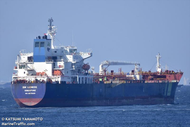 bw lioness (Chemical/Oil Products Tanker) - IMO 9675509, MMSI 563622000, Call Sign 9V2343 under the flag of Singapore