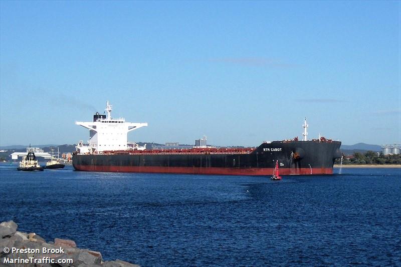 rtm cabot (Bulk Carrier) - IMO 9591349, MMSI 564821000, Call Sign 9V2777 under the flag of Singapore