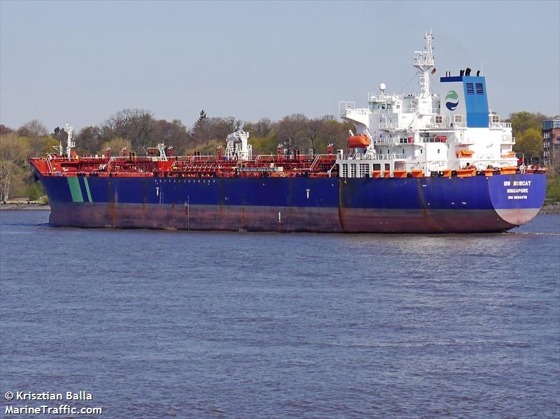 bw bobcat (Chemical/Oil Products Tanker) - IMO 9694476, MMSI 564970000, Call Sign 9V2551 under the flag of Singapore