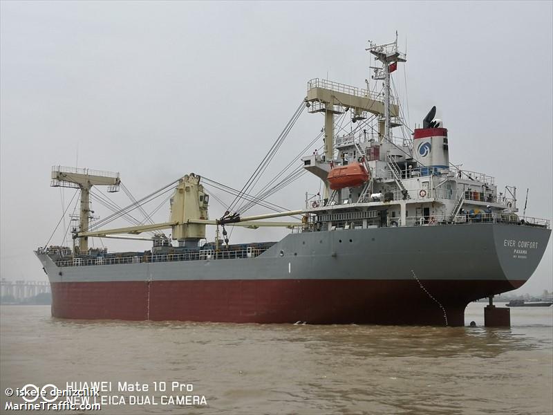 ever comfort (General Cargo Ship) - IMO 9205550, MMSI 577166000, Call Sign YJWS2 under the flag of Vanuatu