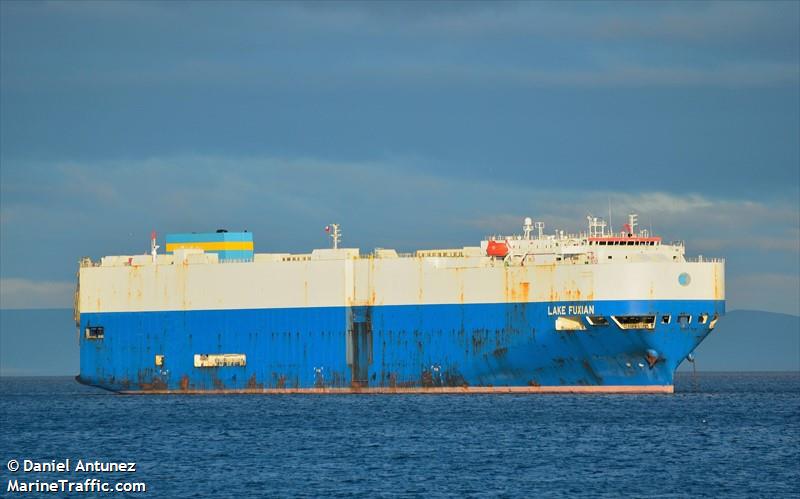 lake fuxian (Vehicles Carrier) - IMO 9494905, MMSI 636014472, Call Sign A8UC7 under the flag of Liberia