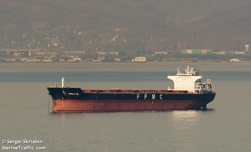 fpmc b 105 (Bulk Carrier) - IMO 9487677, MMSI 636015244, Call Sign A8ZM2 under the flag of Liberia