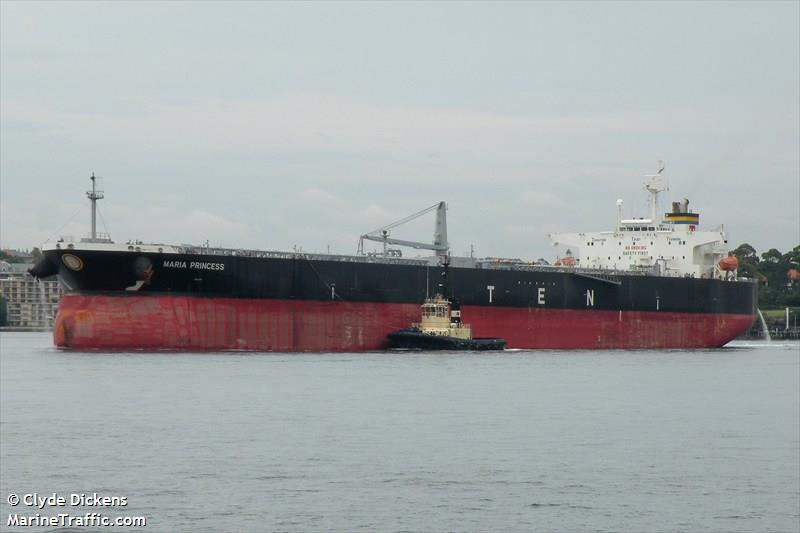 maria princess (Crude Oil Tanker) - IMO 9380661, MMSI 636015349, Call Sign D5AC5 under the flag of Liberia