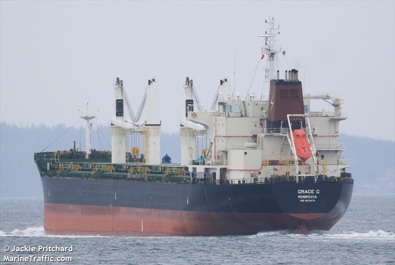 grace c (Bulk Carrier) - IMO 9530979, MMSI 636015884, Call Sign D5DH8 under the flag of Liberia