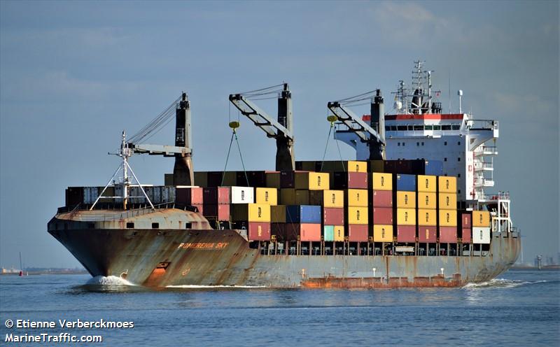 pomerenia sky (Container Ship) - IMO 9339583, MMSI 636017112, Call Sign A8MG6 under the flag of Liberia