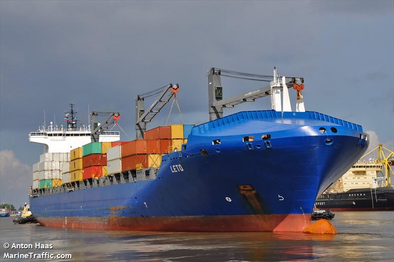 leto (Container Ship) - IMO 9311880, MMSI 636091088, Call Sign A8JG8 under the flag of Liberia