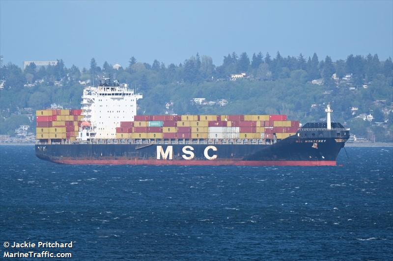 msc monterey (Container Ship) - IMO 9349796, MMSI 636092391, Call Sign D5BL4 under the flag of Liberia
