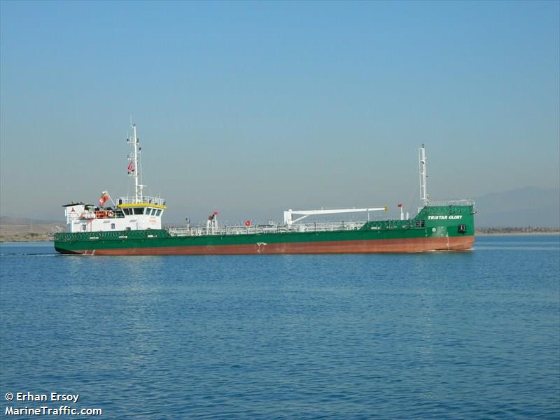 tristar glory (Bunkering Tanker) - IMO 9632325, MMSI 645350000, Call Sign 3BRU under the flag of Mauritius