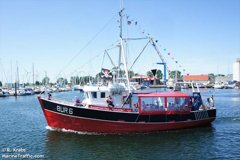 tuemmler (Fishing vessel) - IMO , MMSI 211516210, Call Sign DNRK under the flag of Germany