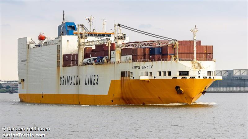 grande brasile (Ro-Ro Cargo Ship) - IMO 9198123, MMSI 215664000, Call Sign 9HA5236 under the flag of Malta