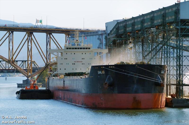 galio (Bulk Carrier) - IMO 9633408, MMSI 229284000, Call Sign 9HA3202 under the flag of Malta