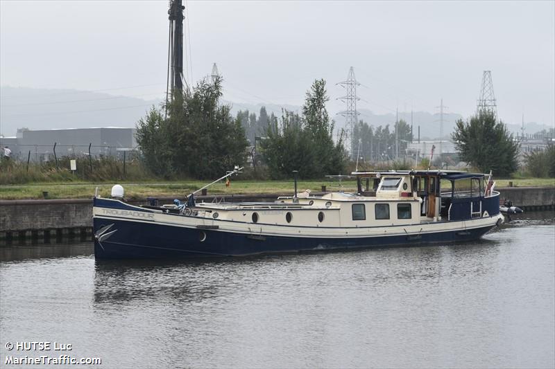 troubadour (Pleasure craft) - IMO , MMSI 244110358, Call Sign PE2817 under the flag of Netherlands