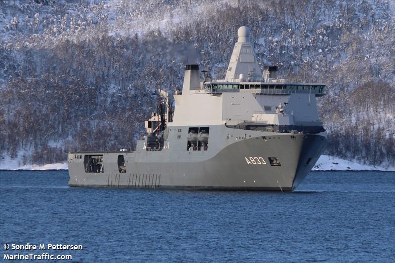 hnlms karel doorman (Military ops) - IMO , MMSI 244173000, Call Sign PADA under the flag of Netherlands