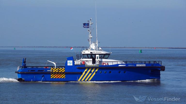 sc rotterdam (Offshore Tug/Supply Ship) - IMO 9656462, MMSI 244790091, Call Sign PCTW under the flag of Netherlands