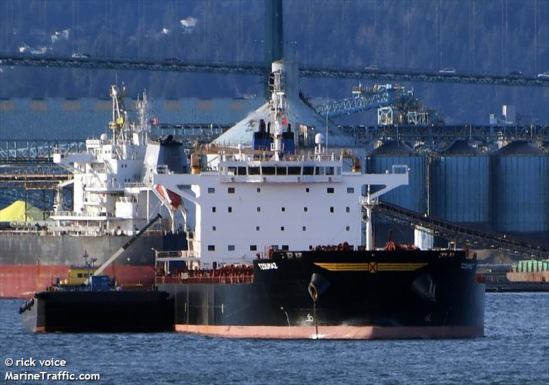 tzoumaz (Bulk Carrier) - IMO 9694921, MMSI 269308000, Call Sign HBFO under the flag of Switzerland