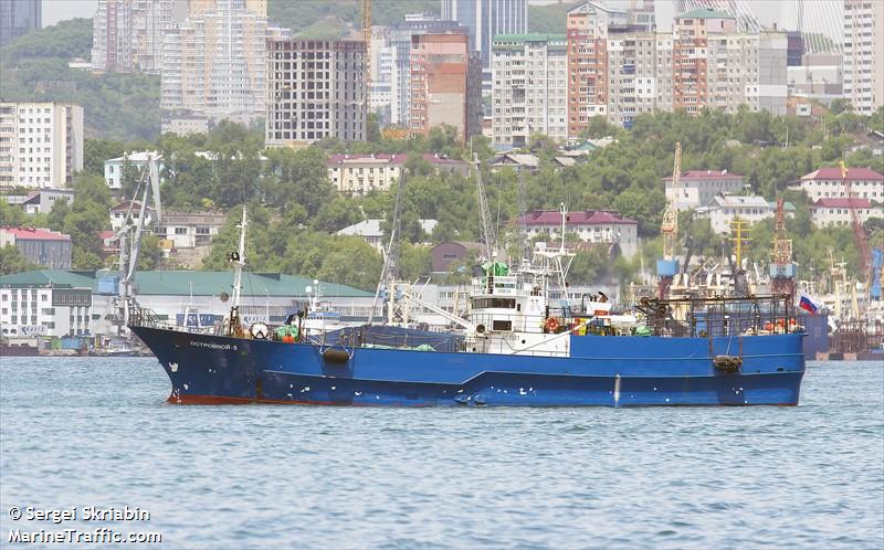 ostrovnoy-5 (Fishing Vessel) - IMO 9065364, MMSI 273214450, Call Sign UBEU6 under the flag of Russia