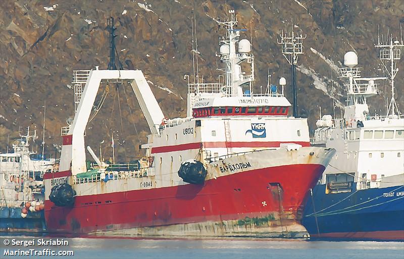 vardholm (Research Vessel) - IMO 8610710, MMSI 273352760, Call Sign UBOI2 under the flag of Russia