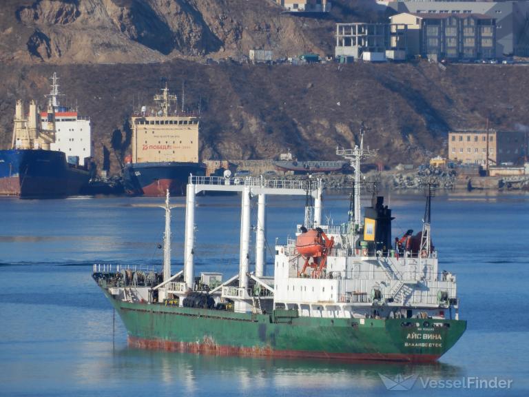 ice wind (Refrigerated Cargo Ship) - IMO 9003146, MMSI 273354920, Call Sign UBHH7 under the flag of Russia