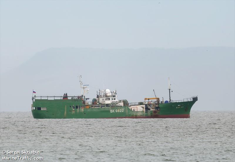 shans 103 (Fishing Vessel) - IMO 8608858, MMSI 273358420, Call Sign UBDH9 under the flag of Russia