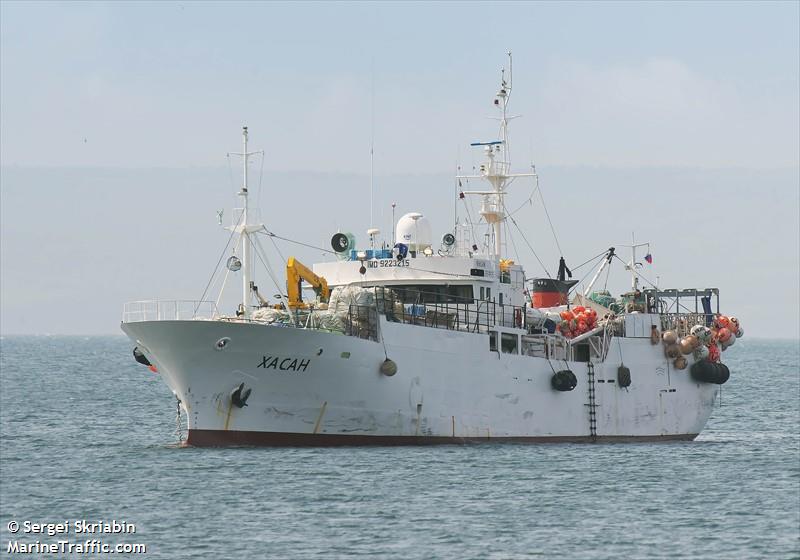 khasan (Fishing Vessel) - IMO 9223215, MMSI 273372520, Call Sign UBMM5 under the flag of Russia