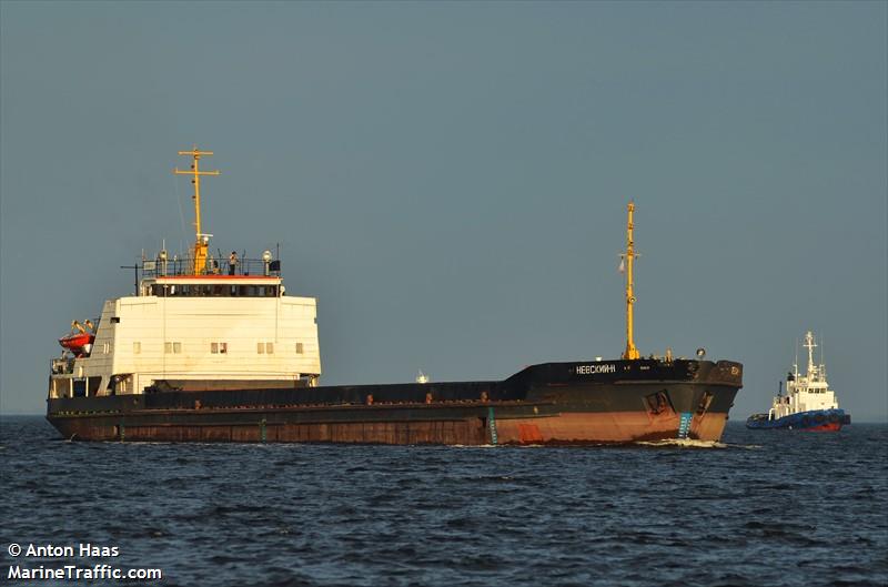 nevskiy-11 (Cargo ship) - IMO , MMSI 273433180, Call Sign UCHC under the flag of Russia