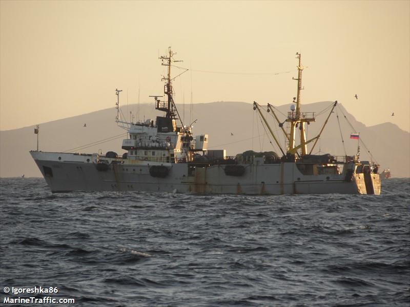 ekarma-3 (Fishing Vessel) - IMO 8897411, MMSI 273897300, Call Sign UGAE under the flag of Russia