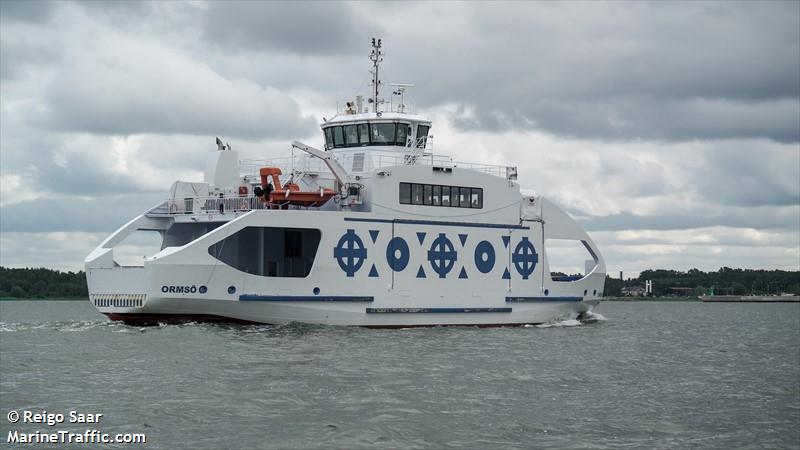 ormso (Passenger/Ro-Ro Cargo Ship) - IMO 9744441, MMSI 276818000, Call Sign ESJY under the flag of Estonia