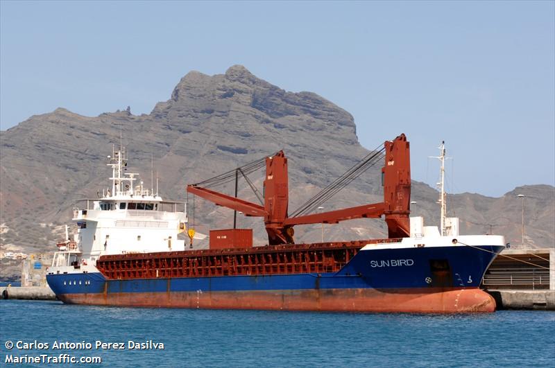 sun bird (General Cargo Ship) - IMO 9415636, MMSI 305781000, Call Sign V2FS5 under the flag of Antigua & Barbuda