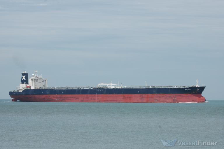 brit (Crude Oil Tanker) - IMO 9227481, MMSI 311000848, Call Sign C6EB6 under the flag of Bahamas