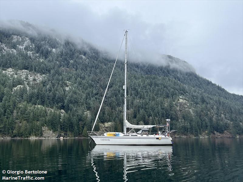 sv ladyhawke (Sailing vessel) - IMO , MMSI 316031971 under the flag of Canada