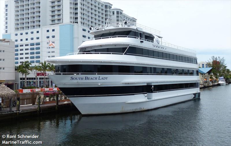 south beach lady (Passenger ship) - IMO , MMSI 338188048, Call Sign WDG2209 under the flag of USA