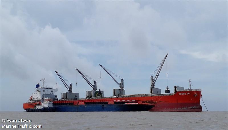 spring sky (Bulk Carrier) - IMO 9675755, MMSI 356231000, Call Sign 3EPK3 under the flag of Panama