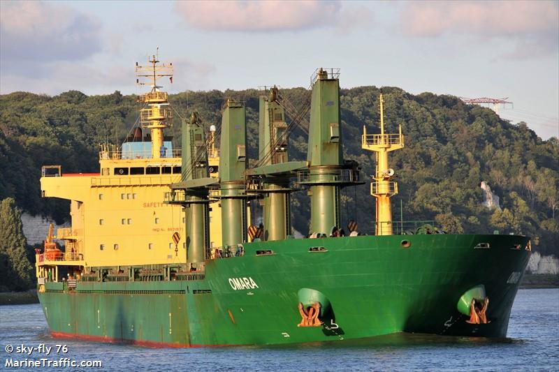 omara (Bulk Carrier) - IMO 9571571, MMSI 357775000, Call Sign 3FOF9 under the flag of Panama