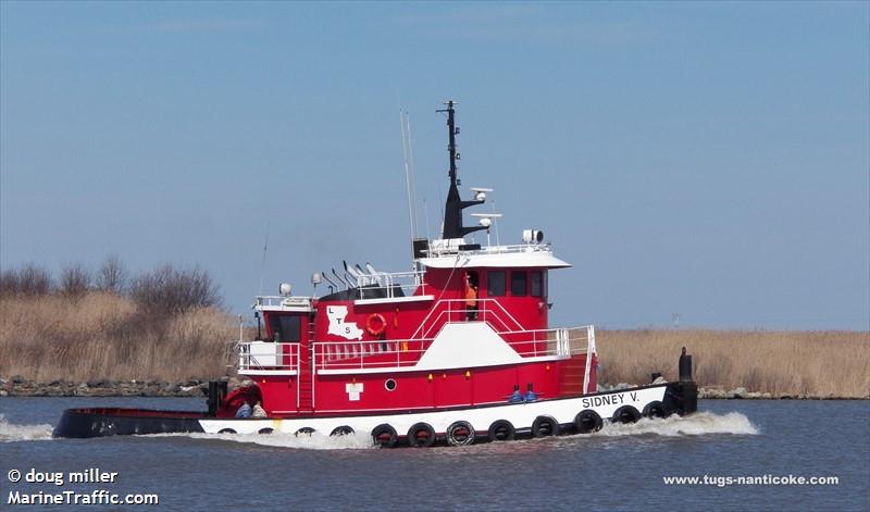 sidney v (Tug) - IMO , MMSI 366916420, Call Sign WDB6019 under the flag of United States (USA)